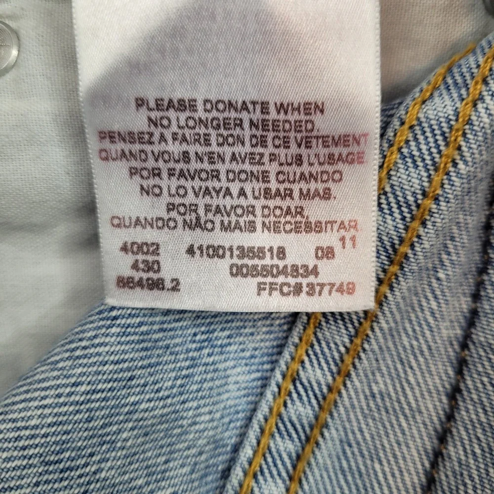 Levi 550 Relaxed Fit Jeans Mens 38x32 Light Wash Denim Y2K
